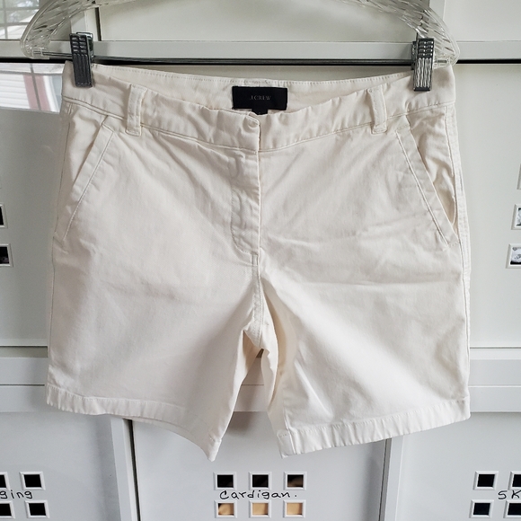 J.CREW Cream colored Women’s Shorts Size 6 - Picture 1 of 8